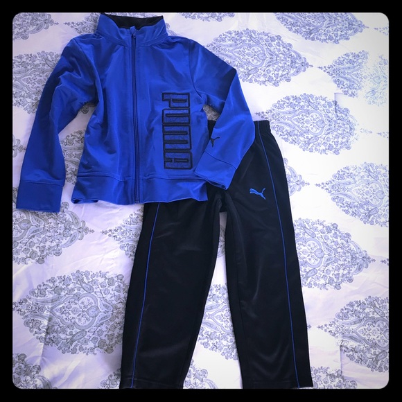 royal blue puma tracksuit